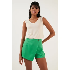 V Yaka Kalın Askılı Bluz Bayan Bluz 5864384