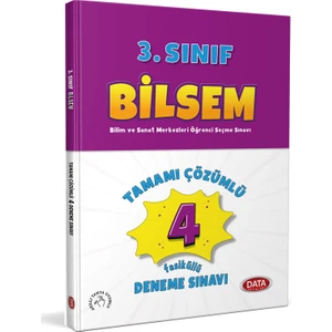 Data Yayınları 3. Sınıf Bilsem 4 Deneme