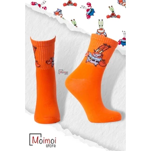 Store Mr. Krabs Desenli Unisex Renkli Çorap