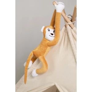 Toys Boyuna Sarılan Peluş Maymun Rattan Elleri Çıtçıtlı 55 cm