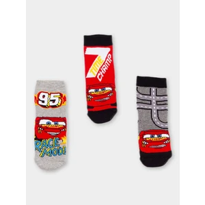 Disney Cars Lisanslı Erkek Çocuk 3 Çift Havlu Soket Çorap 20489