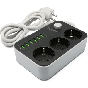 Ldnio Ldnıo SE3631 3 Priz + 6 USB Akım Korumalı Priz