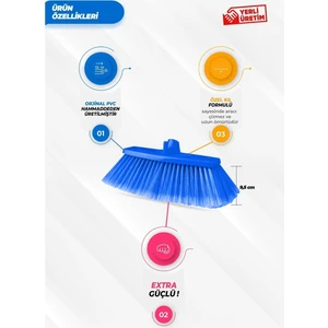 Ground Yer Temizlik Fırçası 17 cm Mavi