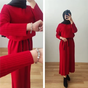 Still Butik Triko Uzun Tesettür Elbise ST2147