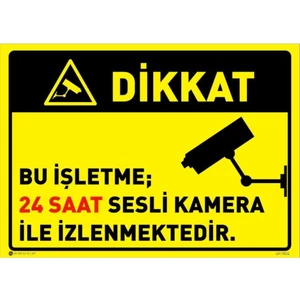 Bu Işletme 24 Saat Sesli Kamera ile Izlenmektedir