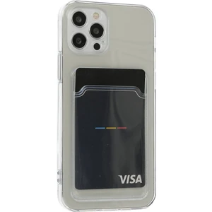 iPhone 12 Pro Kılıf Kart Şeffaf Silikon - Şeffaf