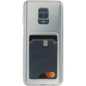 Xiaomi Redmi Note 9s Kılıf Kart Şeffaf Silikon - Şeffaf