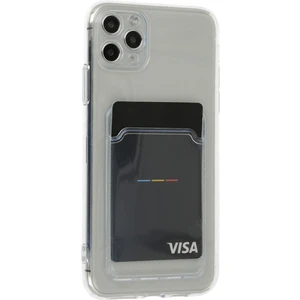 iPhone 11 Pro Max Kılıf Kart Şeffaf Silikon - Şeffaf