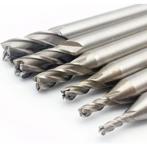 Cnc Karbür End Mill Hss Karbür 2mm-6mm Çap Freze Kesici 6 Adet