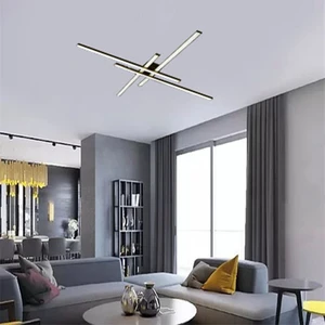 Hashtag Dekoratif Plafonyer Aplik 70CMX70CM Siyah 4000K