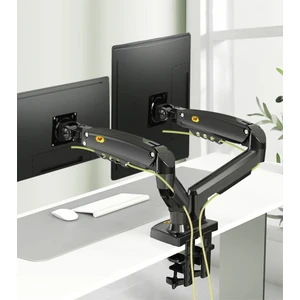 Northbayou F160 17-27'' Çift Kol 2-9 kg Amortisörlü Monitör Standı (Yeni Versiyon)