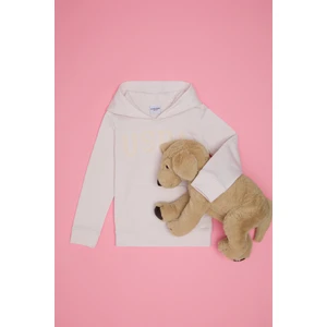 U.S. Polo Assn. Kız Çocuk Ekru Sweatshirt 50260922-VR019