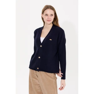 U.S. Polo Assn. Kadın Lacivert Triko Hırka 50257809-VR033