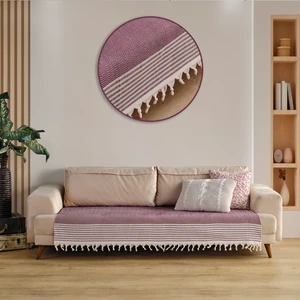 Sofia Koltuk Örtüsü 115X200 cm Mürdüm