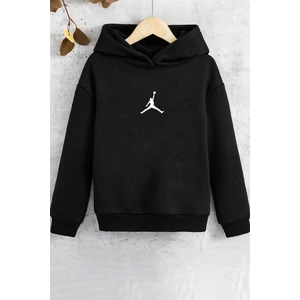 Çocuk Sportif Baskılı Sweatshirt