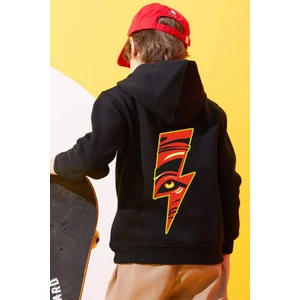 Çocuk  Yıldırım Baskılı Sweatshirt