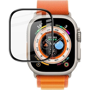 Apple Watch Ultra 49MM 3D Full Kaplama Ekran Koruyucu Pet+Pmma AL-35738