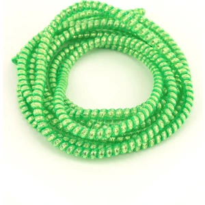 Spelt Şarj Aleti Kablosu Kablo Kordon Koruyucu Spiral Sarma Kılıf Koruma Yeşil Glitter