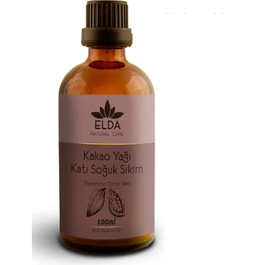 Elda Natural Care Kakao Yağı Katı Soğuk Sıkım 100 ml