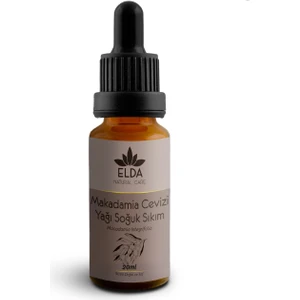 Elda Natural Care Makadamia Cevizi Yağı Soğuk Sıkım 20 ml