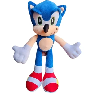 Sonıc Peluş 45 cm Büyük Boy Oyuncak Sonic Yurtdışı Orjinal