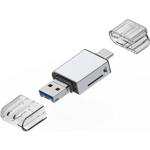 USB 3.0+Type-C+Lightning Sd Kart Okuyucu - Hızlı Card Reader