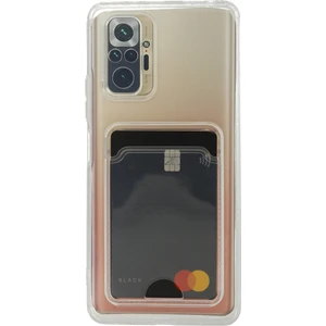 Happycase Xiaomi Redmi Note 10 Pro Kılıf Kart Şeffaf Silikon - Şeffaf