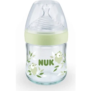 Nature Sense Isı Göstergeli Cam Biberon 120 ml Yeşil
