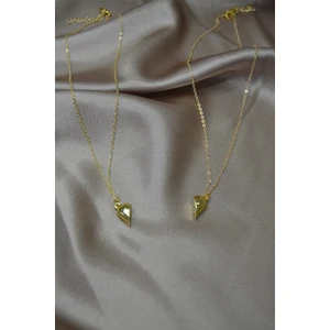 Mıknatıslı Sevgili Çift Kolye Mıknatıslı Kalp Kolye