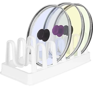 6 Bölmeli Tencere Kapak Tabak Düzenleyici Organizer G-234 ( 1 Adet  )