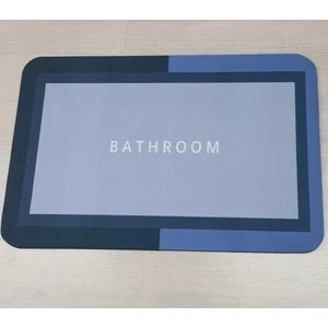 Süper Su Emici Kaymaz Tabanlı Dikdörtgen Banyo Paspası ( 58*38 )Cm