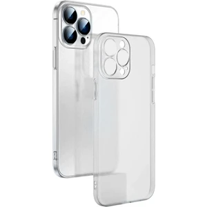 iPhone 13 Pro Max 6.7inch Frosted Glass Şeffaf Kamera Korumalı Kılıf