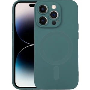 iPhone 14 Pro 6.1inç Liquid Silica Magsafe Uyumlu Silikon Kılıf