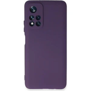Happycase Xiaomi Poco M4 Pro 5g Kılıf First Silikon - Mor