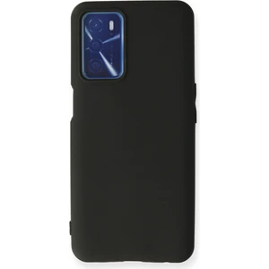 Happycase Oppo A16 Kılıf First Silikon - Siyah