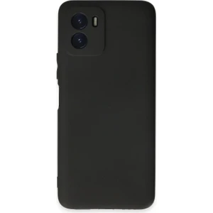Happycase Vivo Y15S Kılıf First Silikon - Siyah