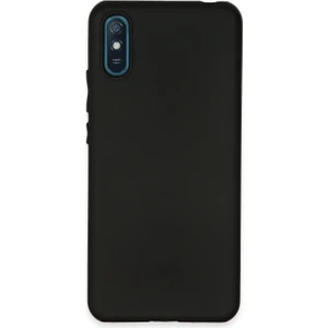 Happycase Xiaomi Redmi 9A Kılıf First Silikon - Siyah