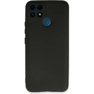 Happycase Realme C25S Kılıf First Silikon - Siyah