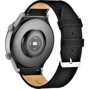 Huawei Watch Siyah Deri Kordon Gt2 E Gt2e Gt2pro Gt3 Pro Gt3pro Watch GT4 Gt 2 3 4 Huawei Watch 4 Pro Ultimate Pro Se 2e Elite Siyah Deri Kayış 46 22mm
