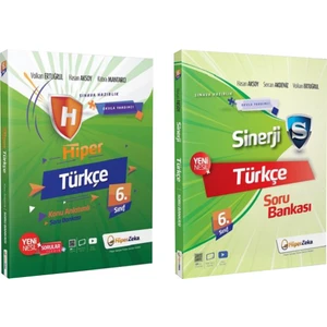 Hiper Zeka Yayınları 6. Sınıf Hiper ve Sinerji Türkçe Konu Anlatımlı Soru Bankası Seti