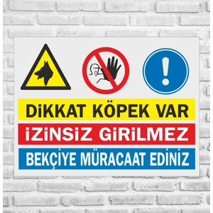Zafrak Reklam Dikkat Köpek Var Izinsiz Girilmez
