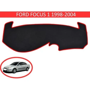 Lee Willson 1998-2004 Modellerine Uygun Ford Focus 1 Torpido Koruma Halısı Siyah Kenar Renk Kırmızı