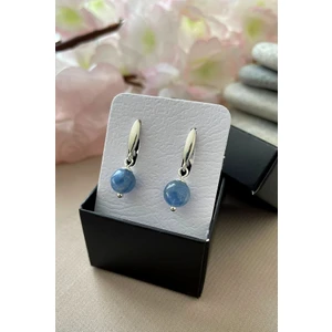 Crazy Takı Tasarım 925 Ayar Gümüşlü Kyanit Doğaltaş Küpe