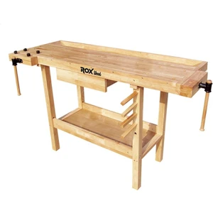 Rox Wood 0110 Iki Mengeneli Hobi Ahşap Oyma Marangoz Çalışma Tezgahı 150 cm