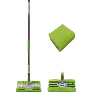 Paksoy Ticaret Sihirli Mop Istediğin Bezi Tak Kullan Teleskopik Saplı +1 Yedek