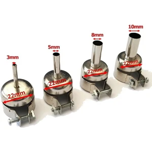 878D 898D Havya Için Hava Üfleme Nozul Başlık 3-5-8-10MM 4 Adet