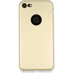 iPhone 7 Kılıf Premium Rubber Silikon - Gold