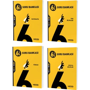 Hız Yayınları 6. Sınıf 4'lü Soru Bankası Seti 6 Soru Bankası