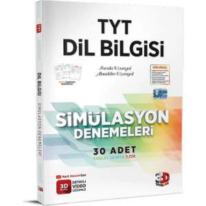 3D Yayınları TYT Dil Bilgisi Simülasyon Denemeleri - TYT Deneme