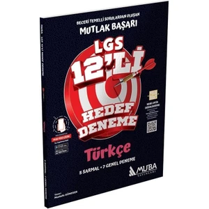 Muba Yayınları 8. Sınıf LGS Türkçe 12'li Hedef Deneme